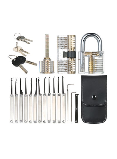 Buy 15-Piece Lock Picking Set Multicolour in Saudi Arabia