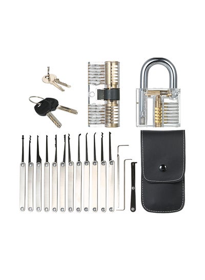 Buy 15-Piece Lock Picking Set Multicolour in Saudi Arabia