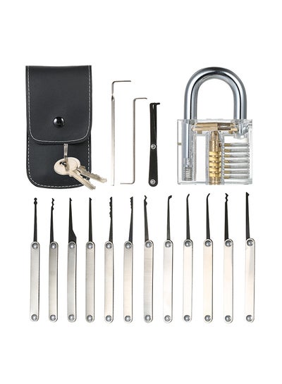 Buy 15-Piece Lock Picking Set Multicolour in UAE