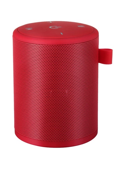 Buy Mini Waterproof Wireless Bluetooth Speaker With Mic And TF Card Red in Saudi Arabia