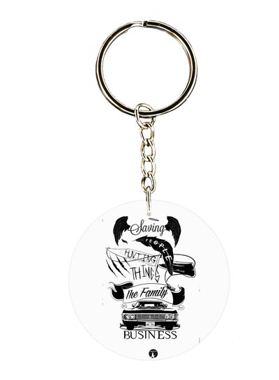 Buy The TV Show Supernatural Double Side Printed Keychain in UAE