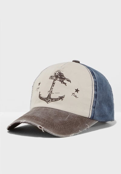 Buy Anchor Detail Cap Multicolor in Saudi Arabia