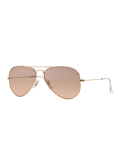 Buy Women's Aviator Sunglasses - RB3025 001/3E - Lens Size: 58 mm - Gold in Saudi Arabia