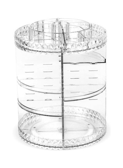 Buy Rotating Makeup Storage Organizer Clear in Egypt