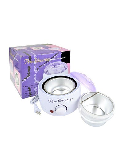 Buy Professional Wax Heater With Aluminium Container White/Purple in Egypt