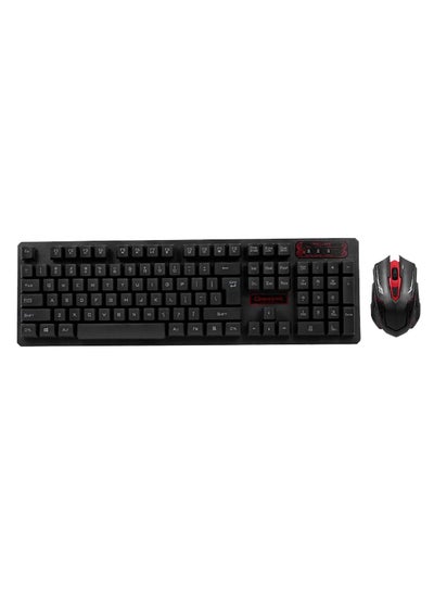 Buy Wireless Bluetooth Keyboard And Mouse Set Black in Saudi Arabia