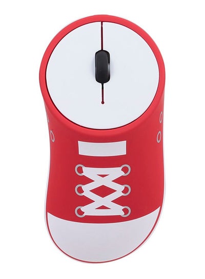 Buy Sneaker Design Rechargeable Mouse Red/White in Saudi Arabia