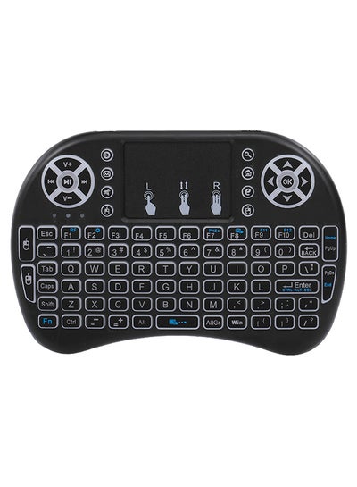 Buy Rechargeable Touchpad Handheld RC Keyboard Black in Saudi Arabia