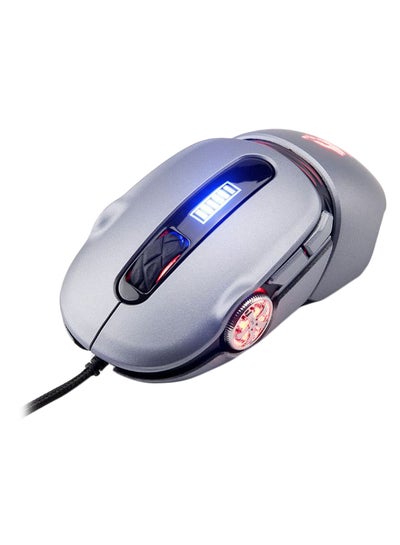 Buy Macro Programming Wired Mechanical Mouse Grey/Black in Saudi Arabia