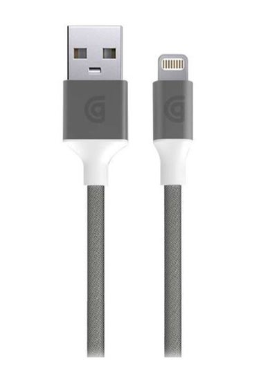 Buy Lightning Data Sync And Charging Cable Grey/Silver in Saudi Arabia