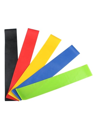 Buy 5-Piece Exercise Resistance Loop Band Set in Egypt