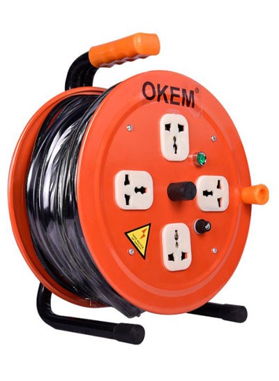 Buy Copper Cable Reel Orange/Black in UAE