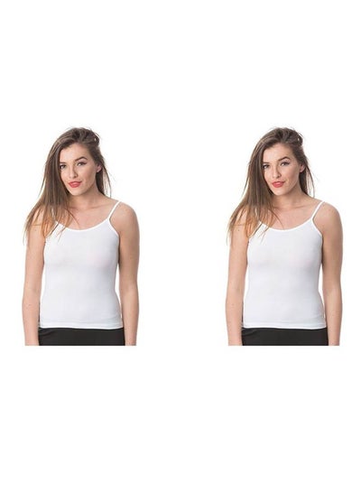 2-Piece Lycra Square Neck Undershirt 
