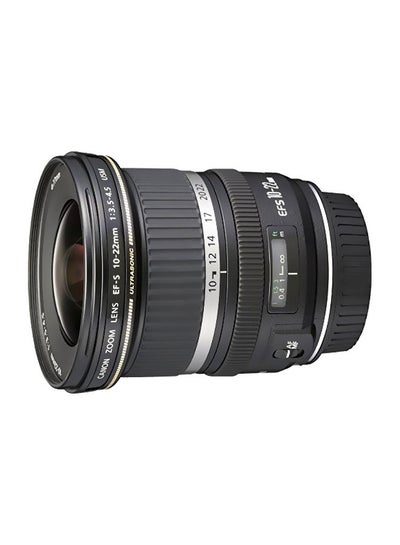 اشتري عدسة EFS 10-22mm f / 3.5-4.5 USM ذات زاوية العريضة أسود في الامارات