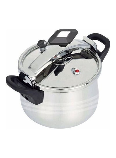 Buy Stainless Steel Pressure Cooker Silver/Black 18Liters in UAE