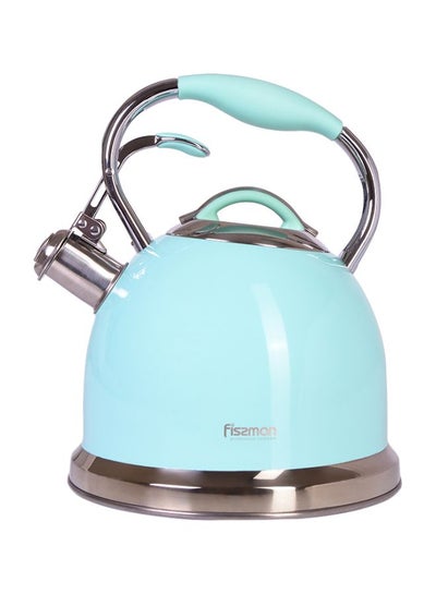 Buy Felicity Whistling Tea Kettle Blue/Silver in UAE