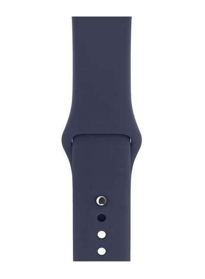 Buy Solid Replacement Band For Apple Watch Series 5/4/3/2/1 Midnight Blue in UAE