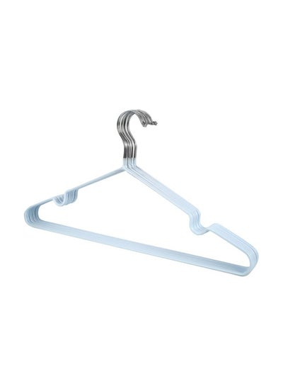 اشتري 10-Piece Hanger Set Nordic Blue/Silver 40x20x4centimeter في مصر