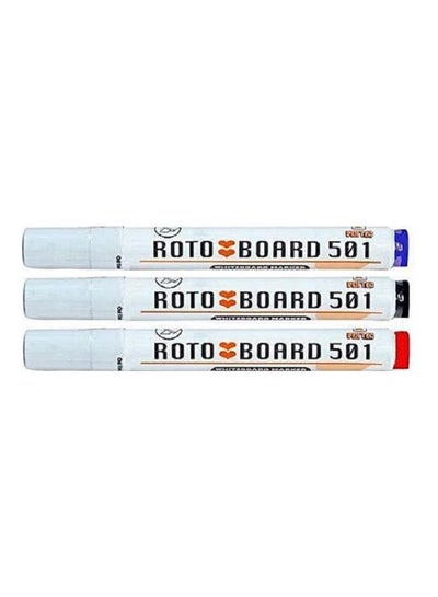 Buy 3-Piece Board Marker White in Egypt