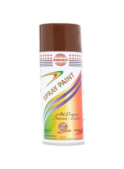 Buy Interior And Exterior Spray Paint Brown 400ml in UAE