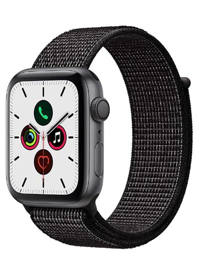 Buy Solid Replacement Band For Apple Watch Series 5/4/3/2/1 Black Reflective in Saudi Arabia