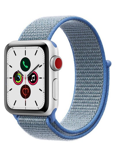 Buy Solid Replacement Band For Apple Watch Series 5/4/3/2/1 Lake Blue in UAE