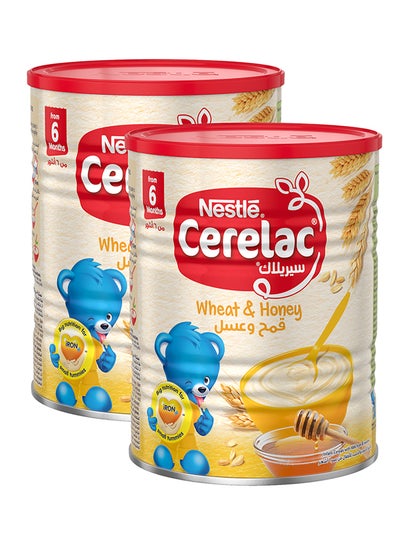 Buy Infant Baby Food  With Wheat And Honey 400grams Pack of 2 in UAE