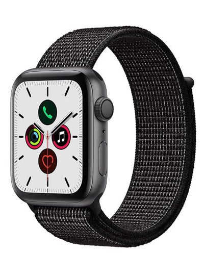 Buy Nylon Replacement Band For Apple iWatch Series 5/4/3/2/1 Black Reflective in Saudi Arabia