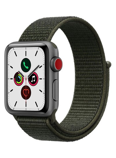 Buy Replacement Band For Apple iWatch Series 5/4/3/2/1 42-44mm Khaki Cargo in UAE