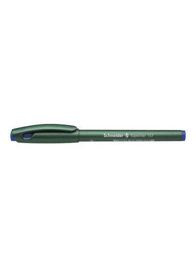 اشتري أقلام حبر توب رايتر 157 كروية الرأس من الألياف من 10 قطع أزرق في السعودية