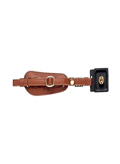 Buy Leather Camera Wrist Strap Brown in UAE