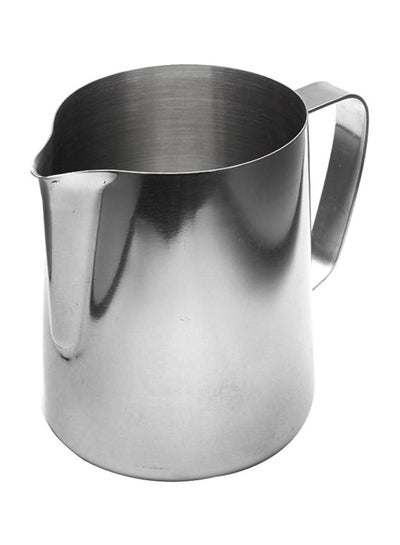 Buy Stainless Steel Milk Frother Silver 350ml in Egypt