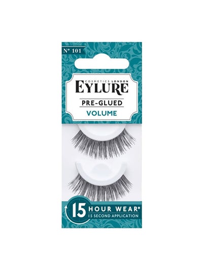 Buy Pre Glued Lashes - Volume 101 Black in UAE