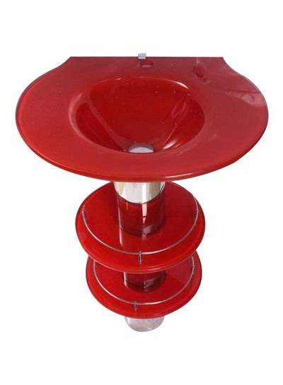Buy Sink With Stand Red 85x80x50cm in Egypt