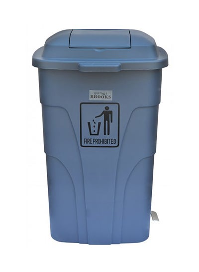 اشتري Garbage Can With Pedal Blue 55x55x90centimeter في السعودية