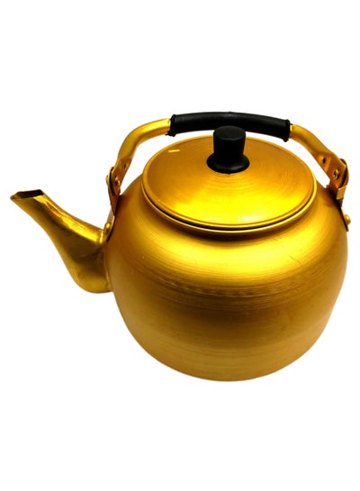 Buy Aluminium Tea Kettle 6L Gold/Black in Saudi Arabia