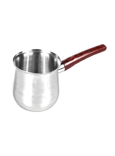 Buy Stainless Steel Coffee Warmer Silver/Brown in Saudi Arabia