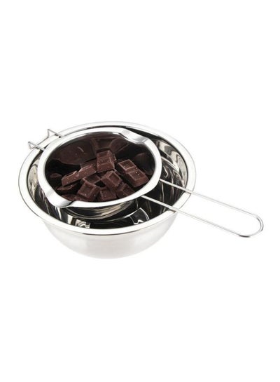 Buy 304 Stainless Steel Chocolate Melting Bowl Silver in Saudi Arabia