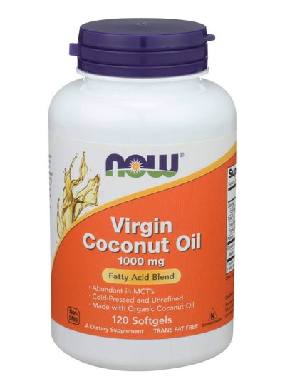 Buy Virgin Coconut Oil Dietary Supplement - 120 Softgels in UAE