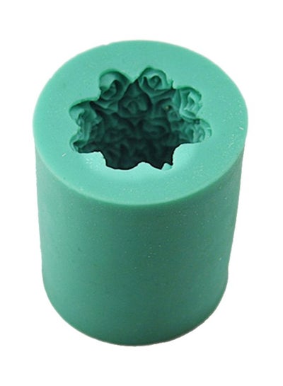 اشتري Rose Long Cylindrical Candle Silicone Mould Green 8x6.5centimeter في السعودية