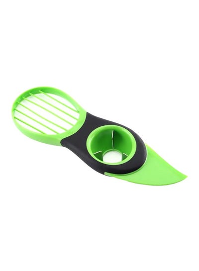 Buy 3-In-1 Avocado Slicer Green/Black 200x60x30mm in Saudi Arabia