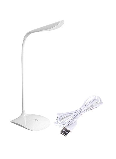 Buy Rechargeable Touch Switch Led Table Lamp White 21centimeter in Saudi Arabia