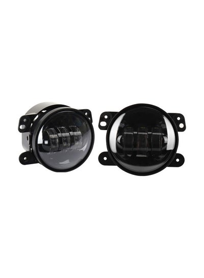 Buy 2-Piece Replacement LED Fog Light Set Replacement For Jeep Wrangler (1997-2017) in Saudi Arabia