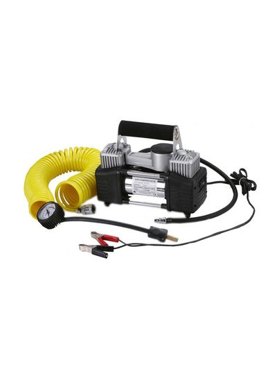 Buy Car Double Piston Cylinder Air Compressor With Fabric Bag in Saudi Arabia