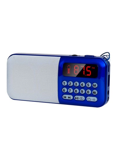 Buy Portable FM Radio Y508 Blue in UAE