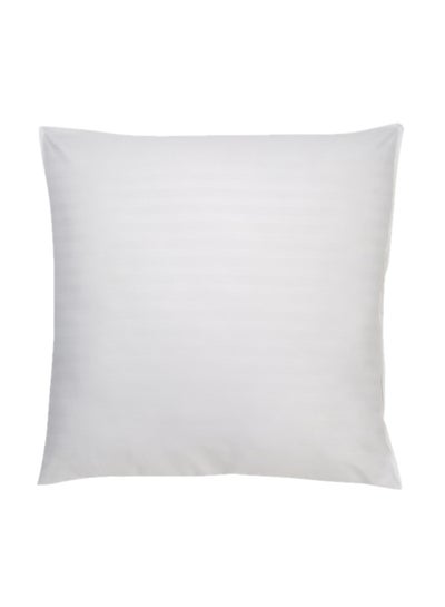 Buy Textured Cushion Cover White 45 x 45centimeter in Saudi Arabia