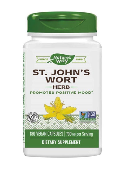 Buy St. John’s Wort Herb Vegetarian 700mg- 180 Capsules in UAE