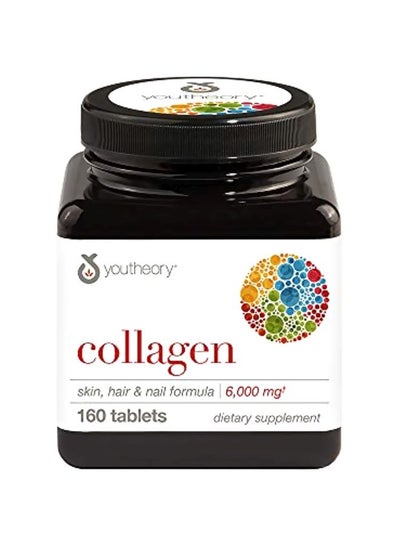 Buy Collagen Advanced With Vitamin Dietary Supplement 6000 mg - 160 Tablets in Saudi Arabia