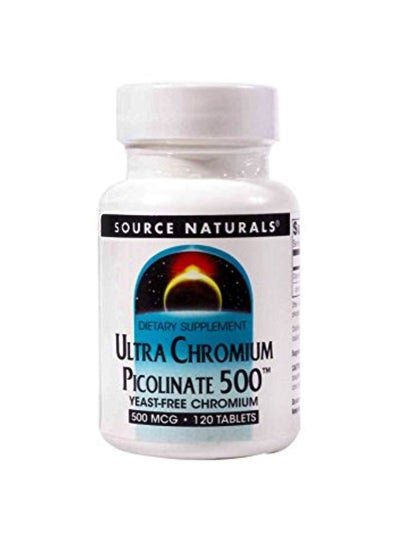 Buy Ultra Chromium Picolinate 500mcg - 120 Tablets in UAE