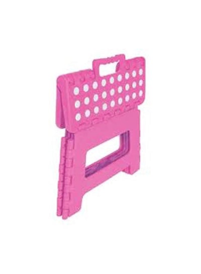 Buy Folding Step Stool Pink/White in Saudi Arabia